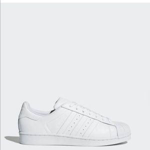 ADIDAS SUPERSTAR WHITE ON WHITE